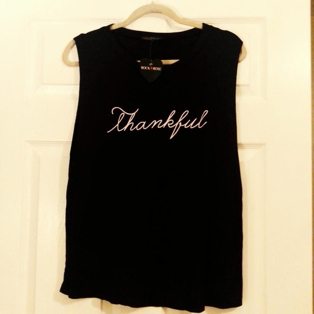 NWT ROCK ❤️ ROSE COUTURE MUSCLE TEE